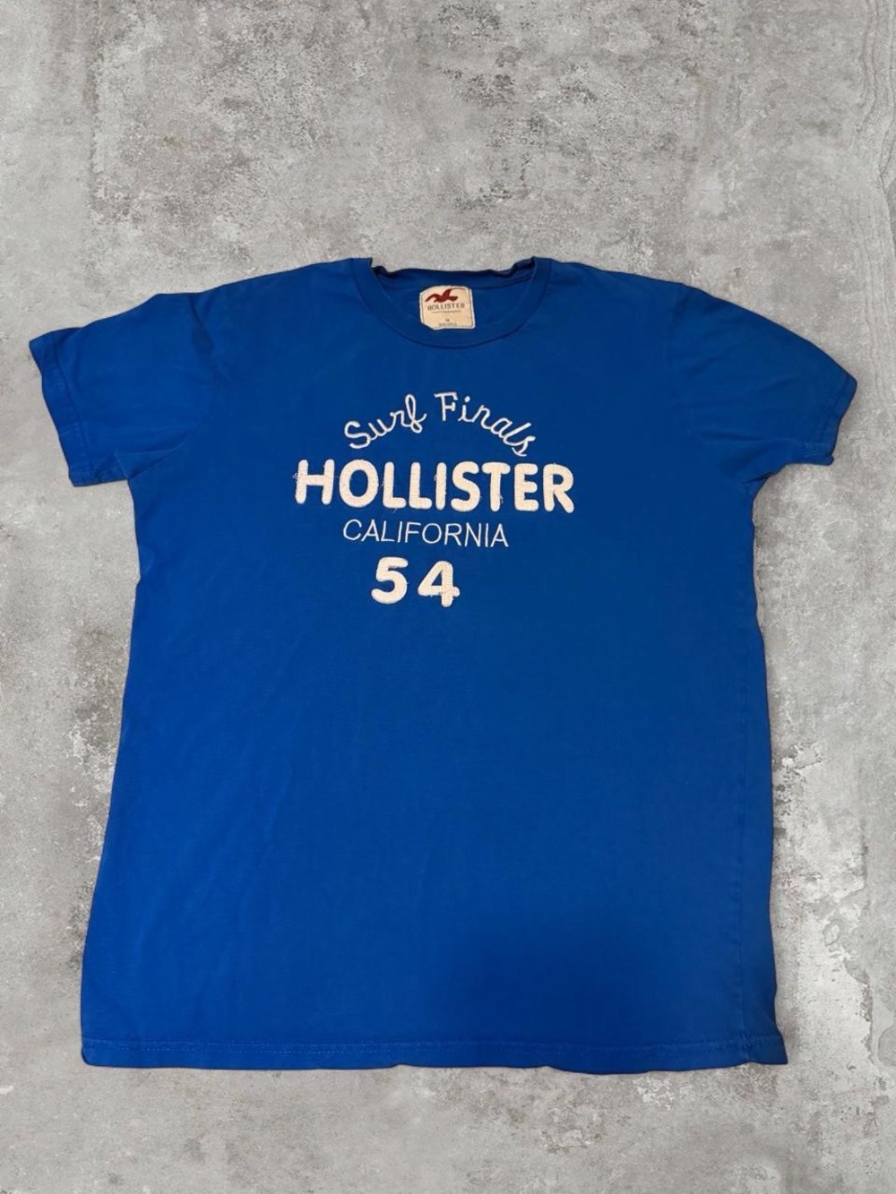 Hollister Blue Surf Finals Graphic Short Sleeve Tee